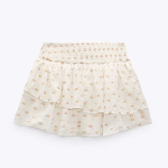 Zara Jacquard Mini Skirt - Picture 2 of 7